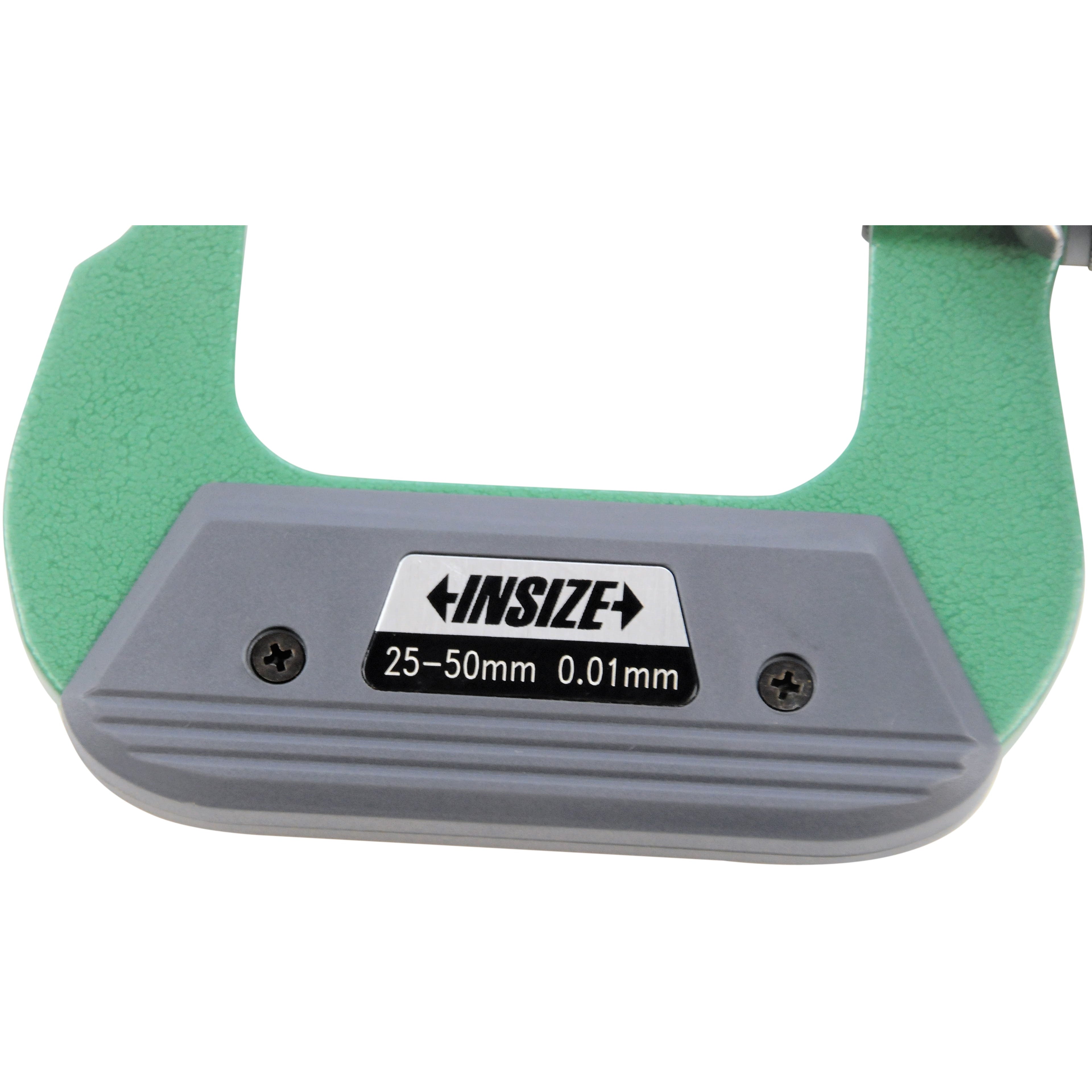 Insize Outside Micrometer 25-50mm Range Series 3202-50A