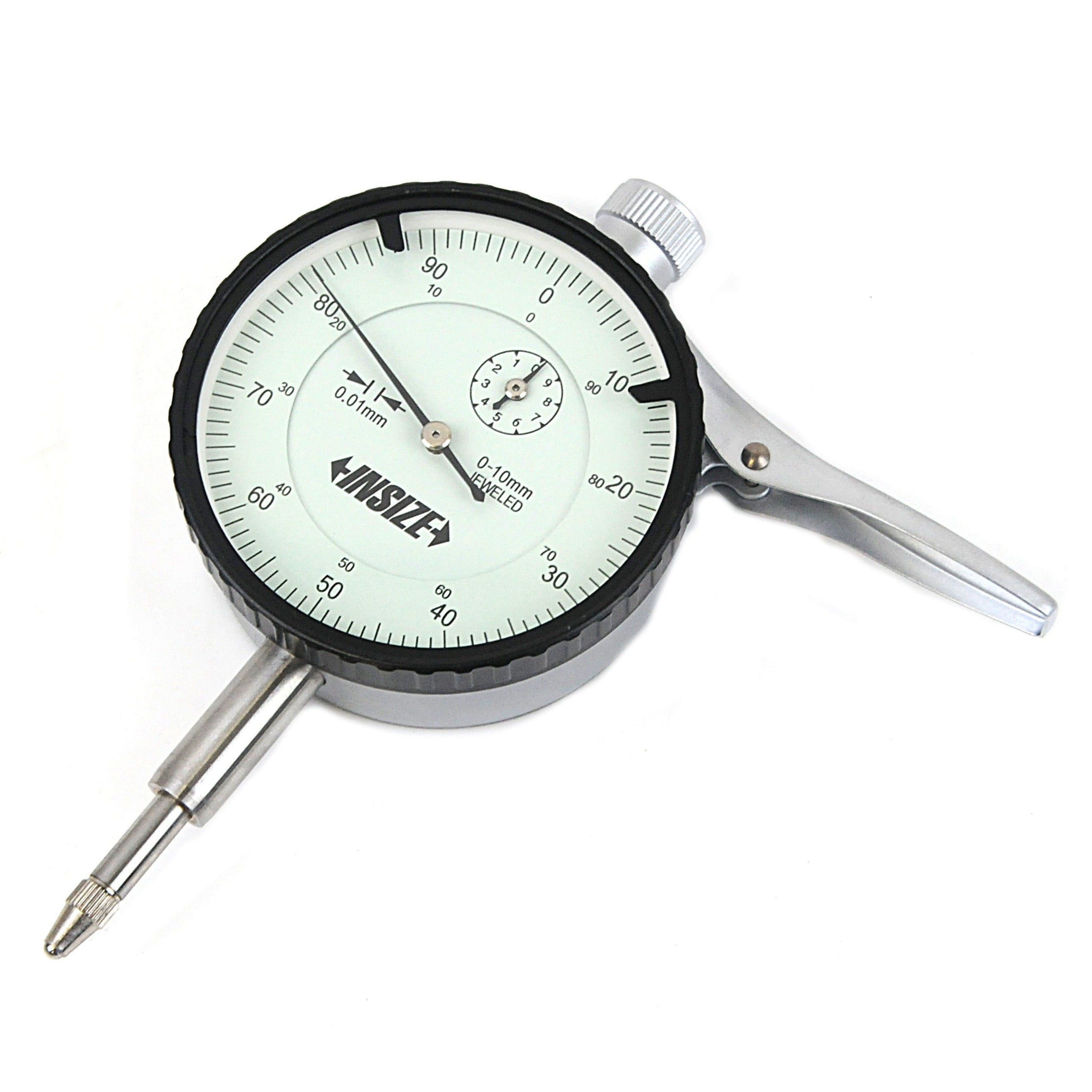 Insize Lifting Lever Dial Indicator 0-10mm x 0.1mm Range Series 2329-10