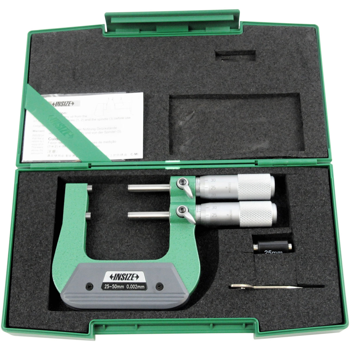 Insize Limit Micrometer 25-50mm Range Series 3235-50mm