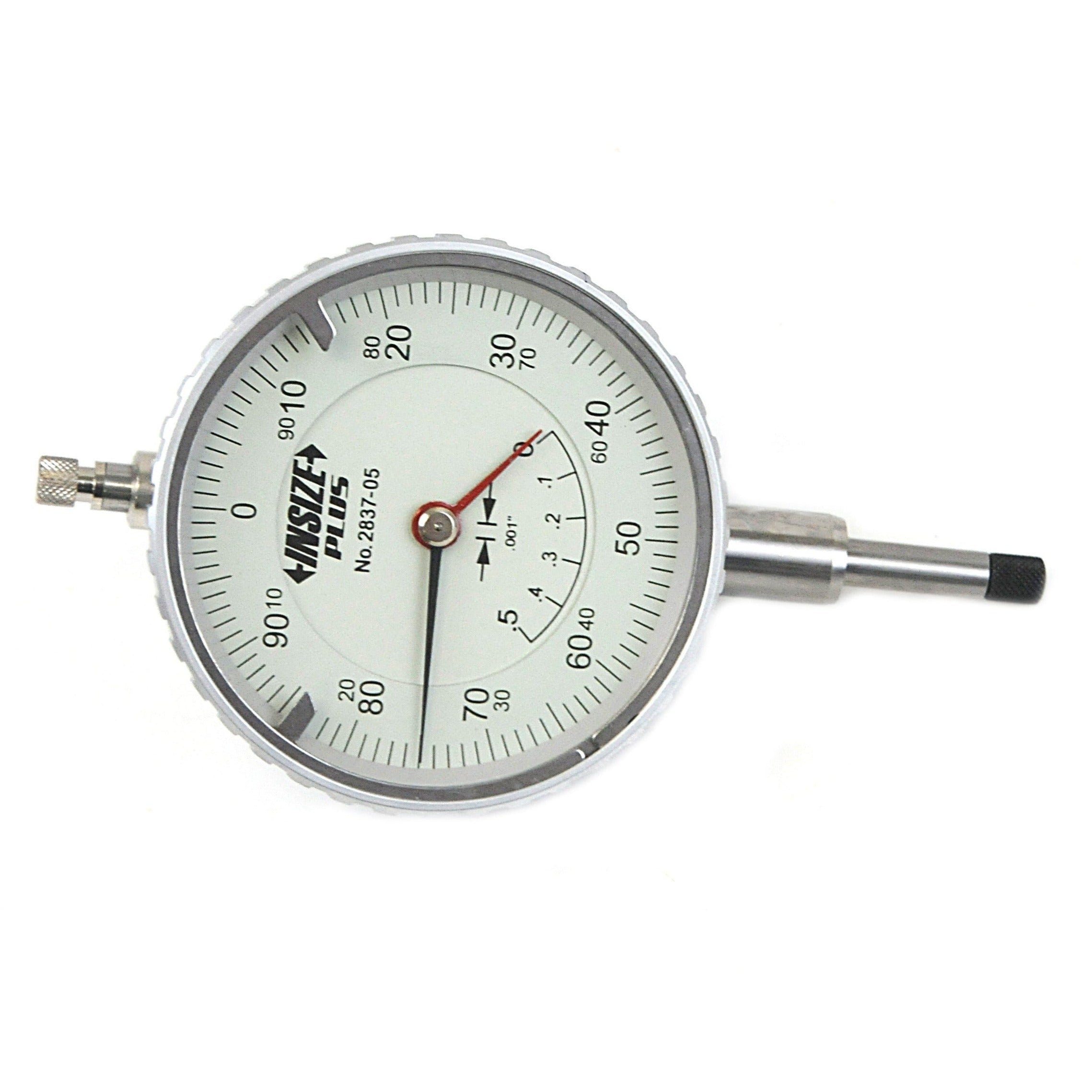 Insize Lug Back Dial Indicator 0-0.5" x 0.001" Range Series 2837-05