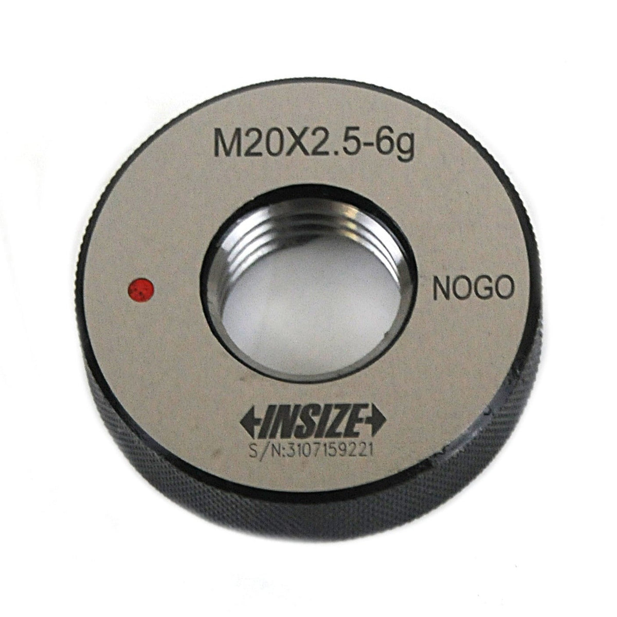 Insize GO Thread Ring Gauge M20X2.5 Series 4120-20N