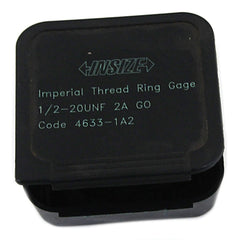 Insize Thread Ring Gauge 1/2"-20 UNF Series - 4633-1A2