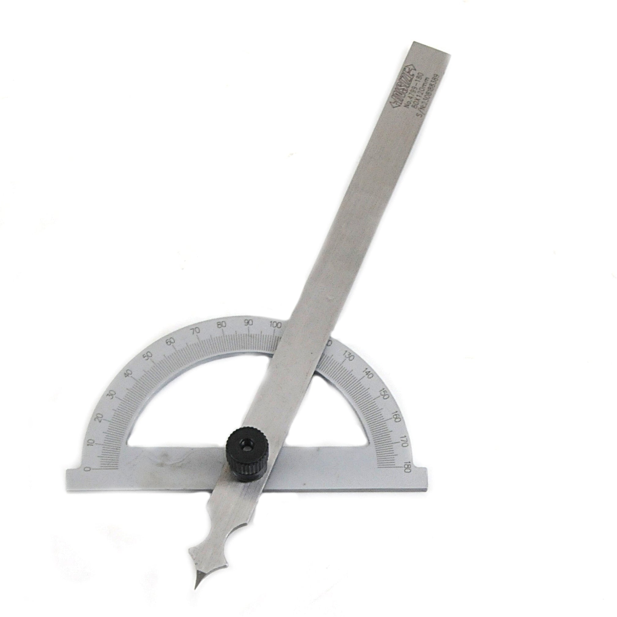 Insize 180° Protractor 80x120mm Range Series 4799-180