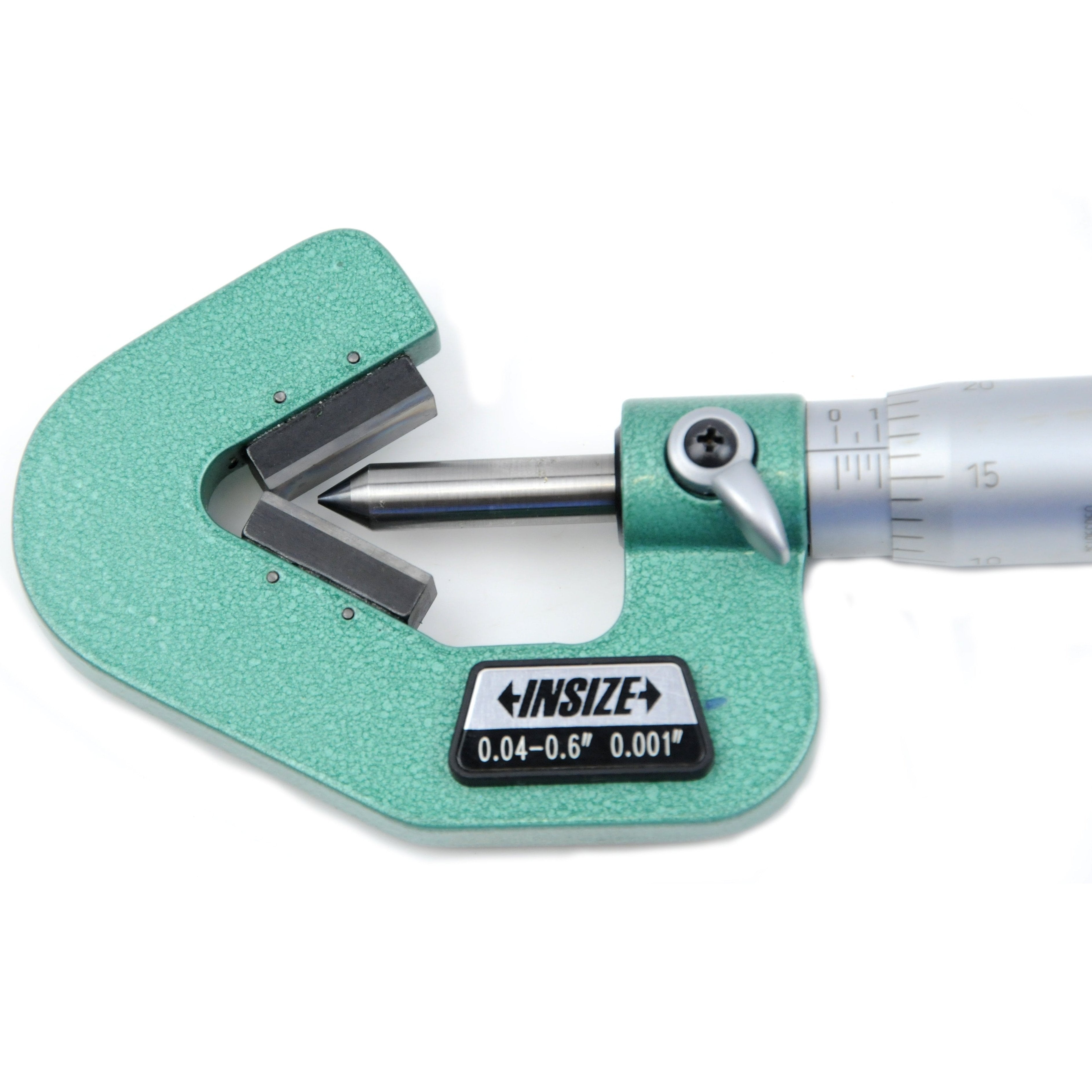 Insize V Shape Anvil Micrometer 0.04-0.6" Range Series 3290-063