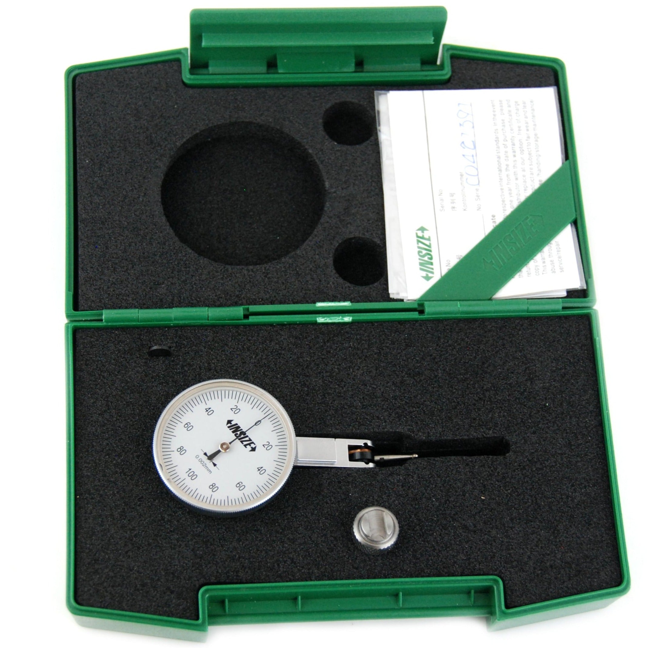 Insize Precision Dial Indicator 0.2mm Range Series 2880-02