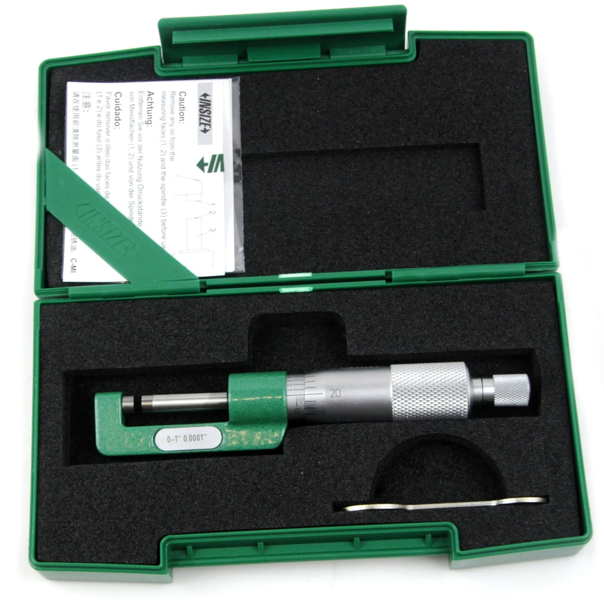 Insize Hub Micrometer 0-1" Range Series 3292-1