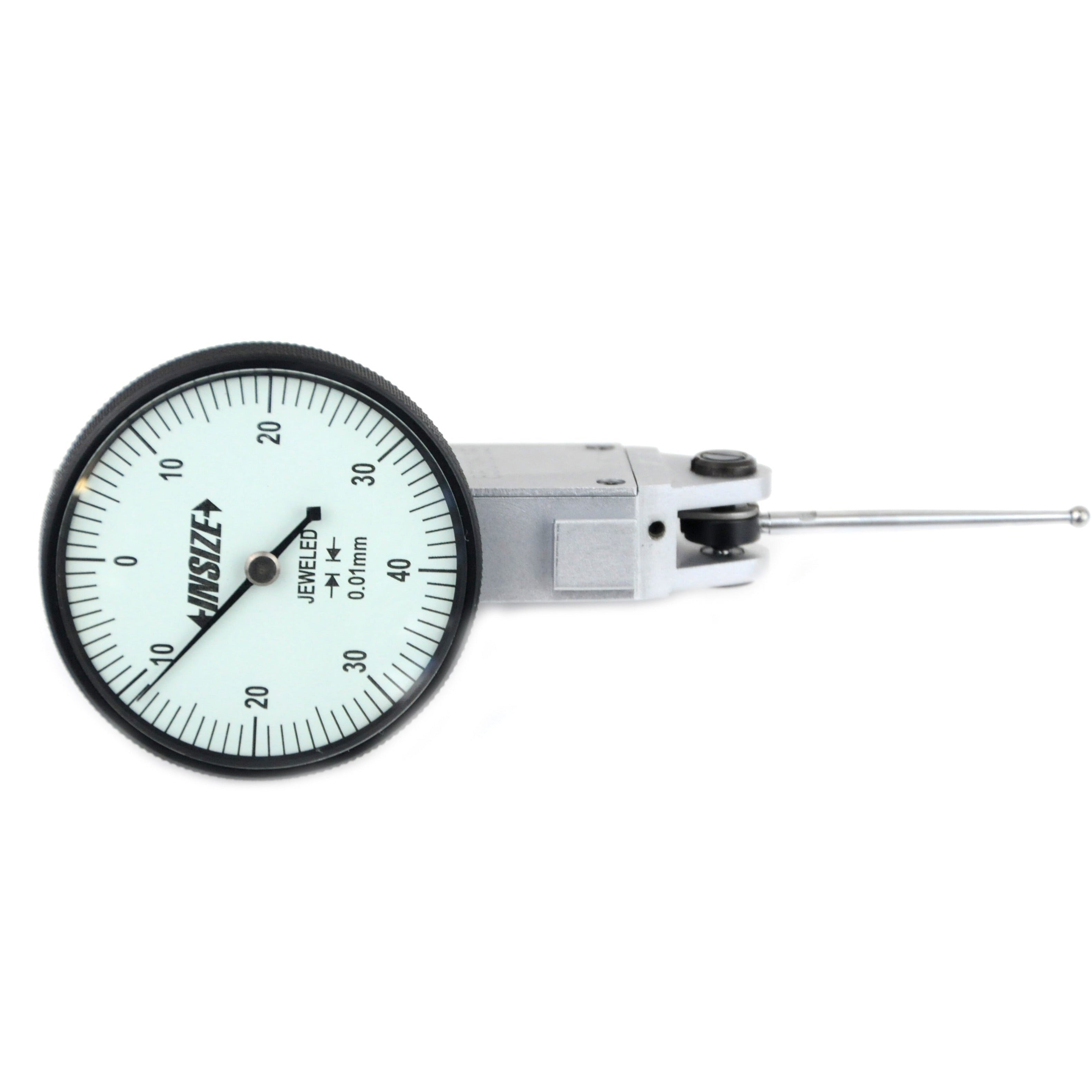 Insize Long Stylus Dial Test Indicator 0.8mm x 0.01mm Range Series 2383-08A