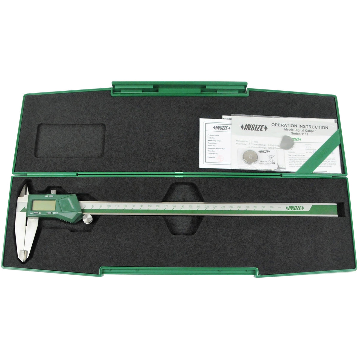 Insize Digital Caliper 0-300mm Range Series 1109-300