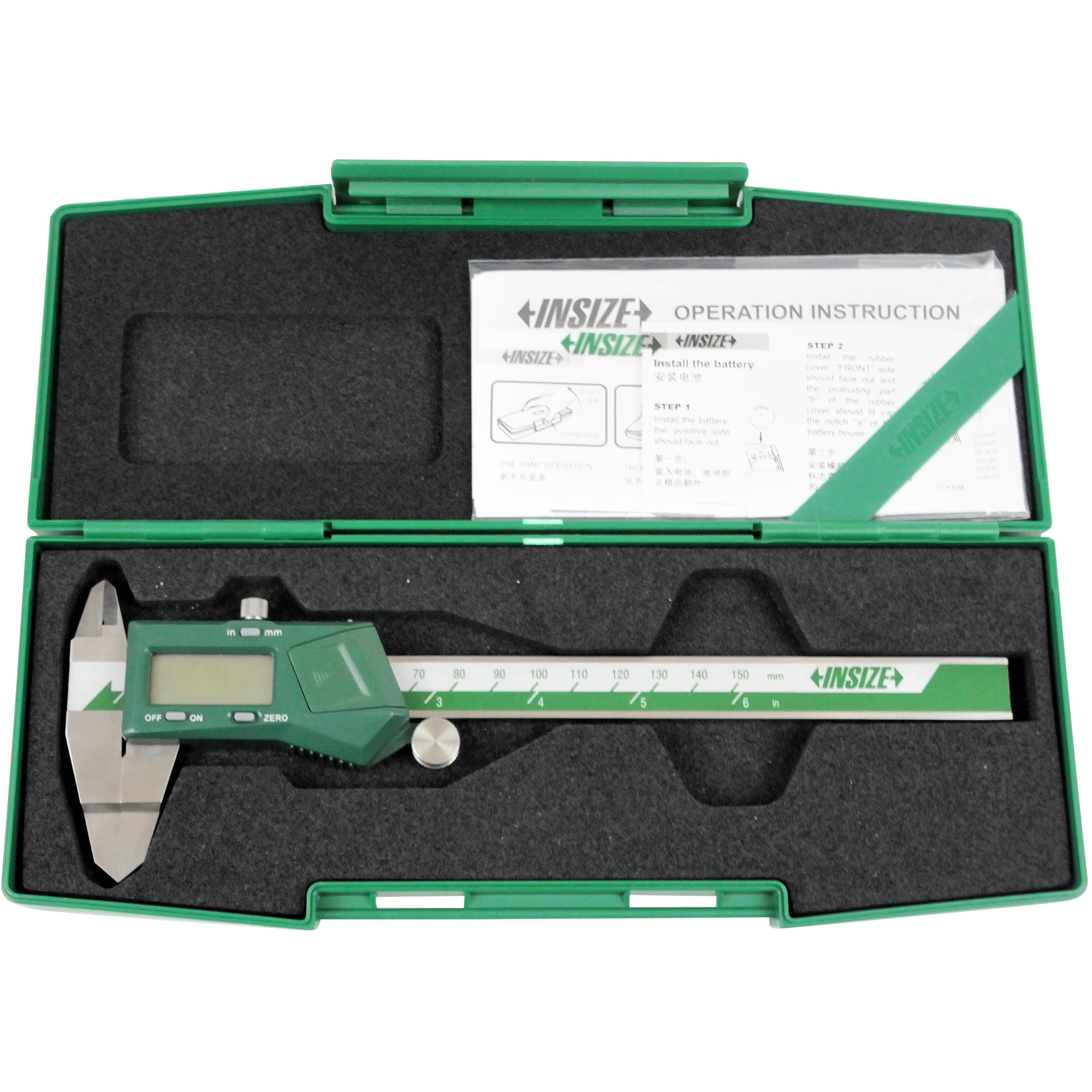 Insize Digital Blade Caliper 0-150mm / 0-6" Range Series 1188-150A