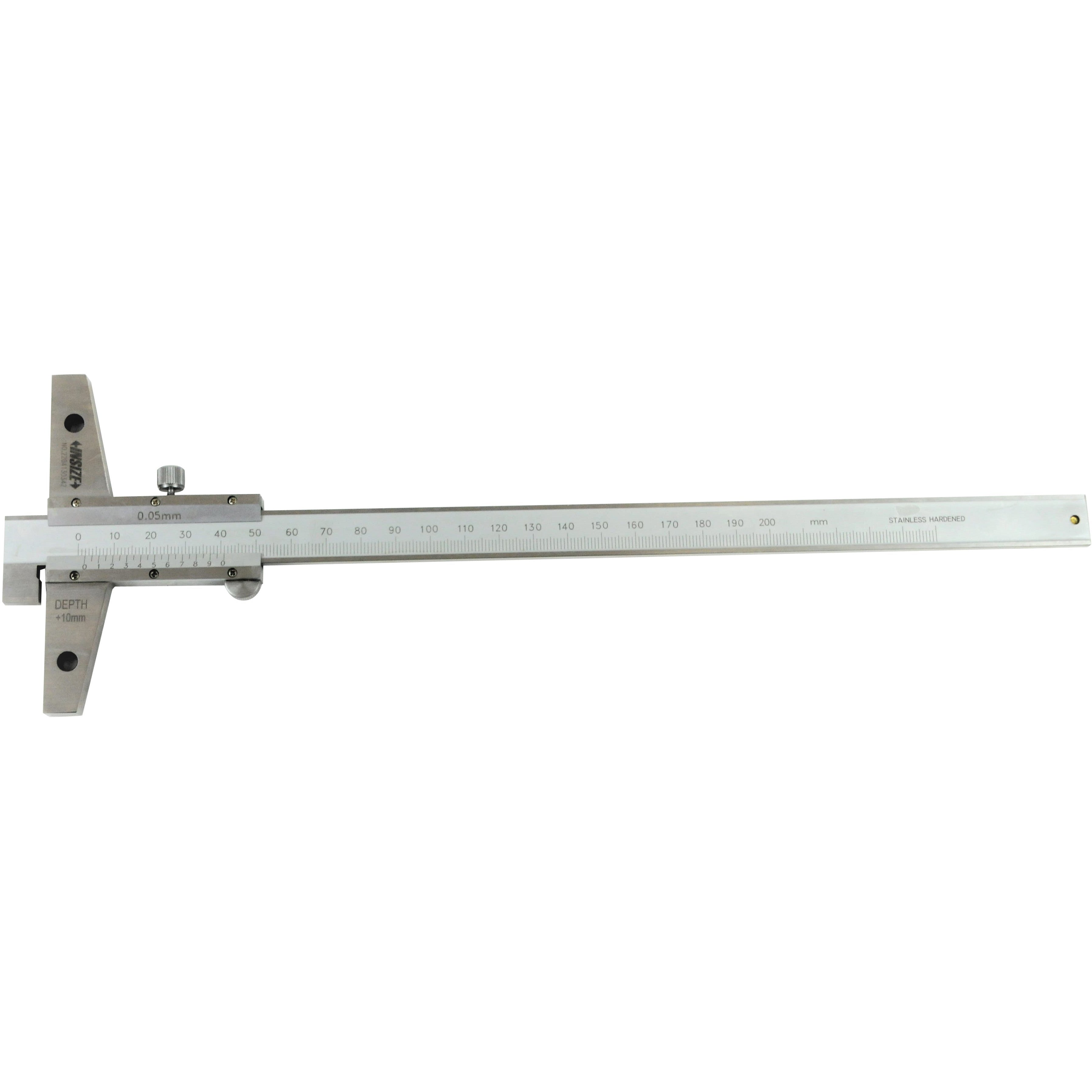 Insize Vernier Hook Depth Gauge 0-200mm Range Series 1248-200