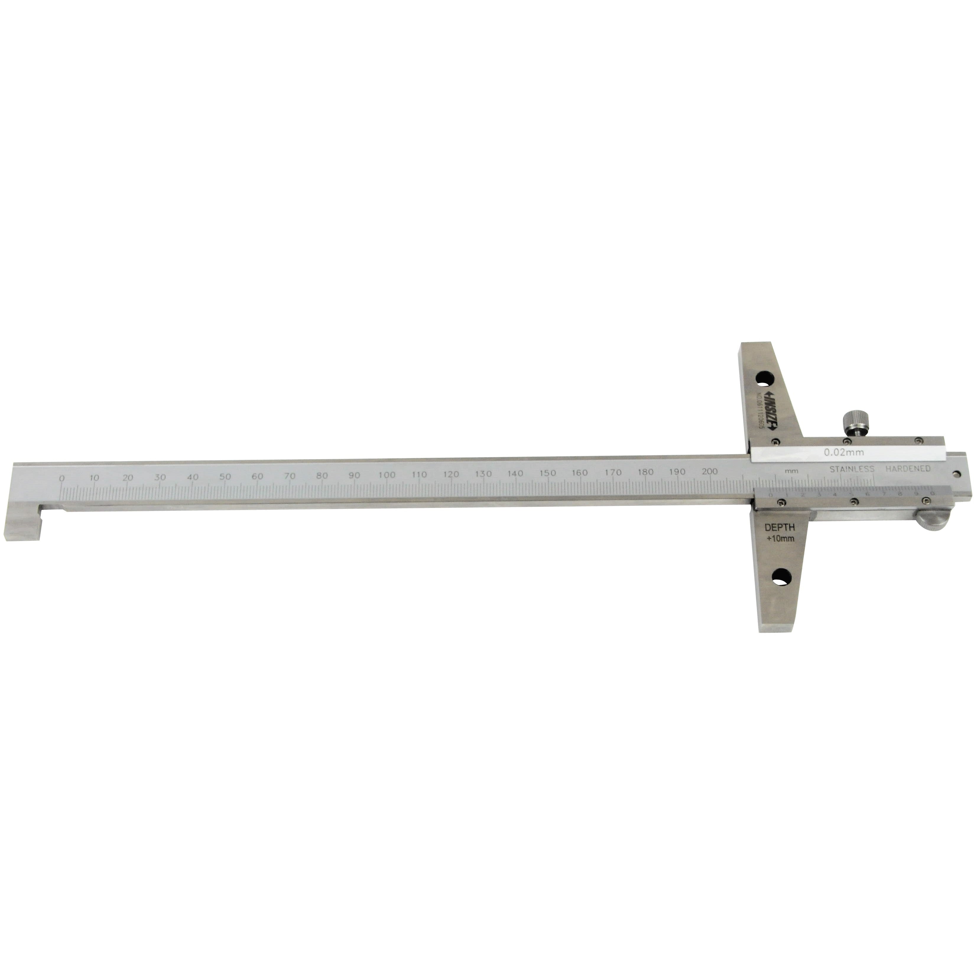 Insize Vernier Hook Depth Gauge 0-200mm Range Series 1248-2001