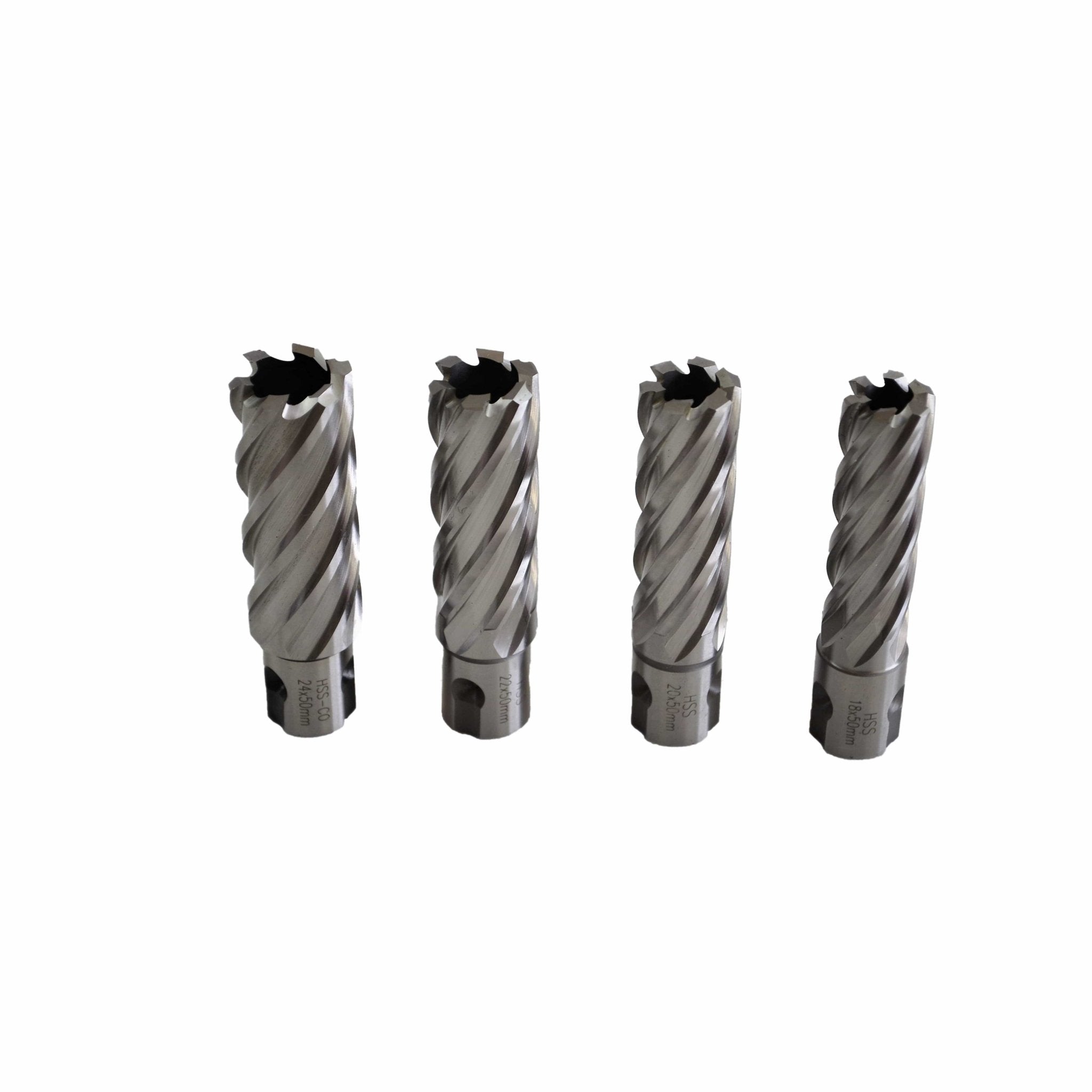 Annular Cutter Kit - Size 18,20,22,24X50mm - Twin Eagle Imports