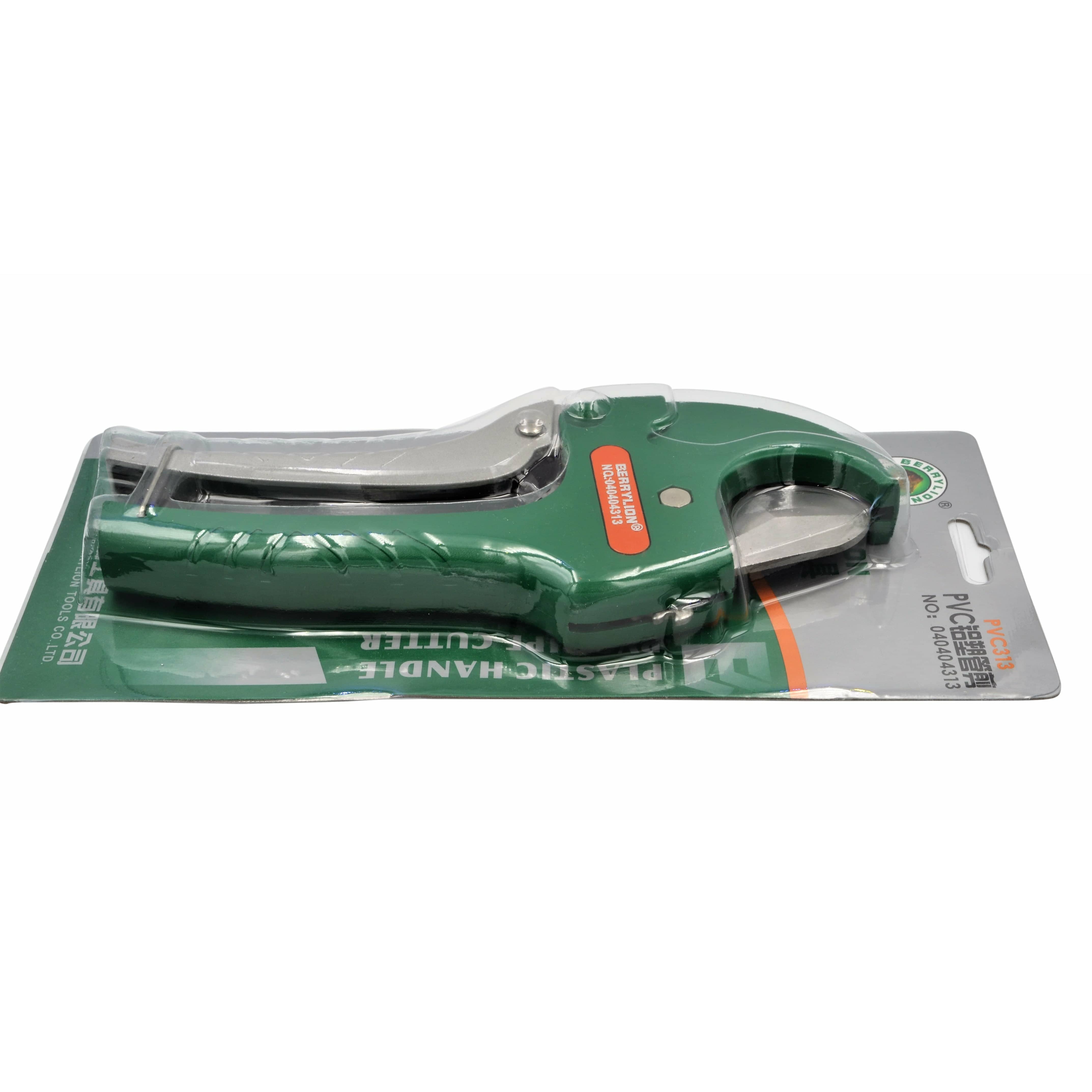 Berrylion Hose Cutter 42mm PVC Pipe Cutter Hose Conduit Pliers Poly Tube Ratchet Cutters