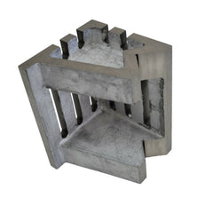 Cast Iron Angle Plate – 5"x5"x7" Slotted and Webbed - Twin Eagle Imports