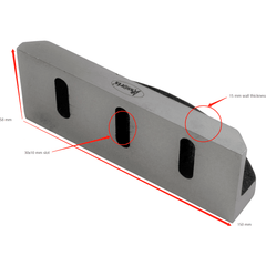 Cast Iron Low Profile Angle Plate – 150x58x58mm - Twin Eagle Imports