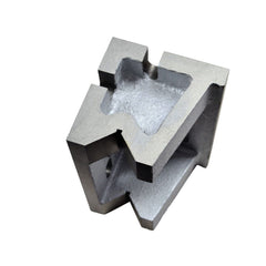 Cast Iron V Angle Plate – 3"x3"x5" Slotted and Webbed - Twin Eagle Imports