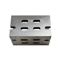 Cast Iron V Angle Plate – 3"x3"x5" Slotted and Webbed - Twin Eagle Imports