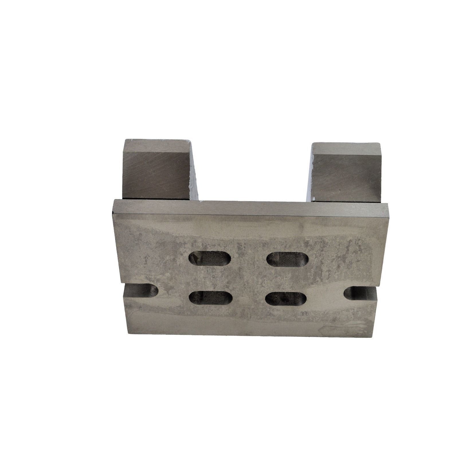 Cast Iron V Angle Plate – 4"x4"x6" Slotted and Webbed - Twin Eagle Imports