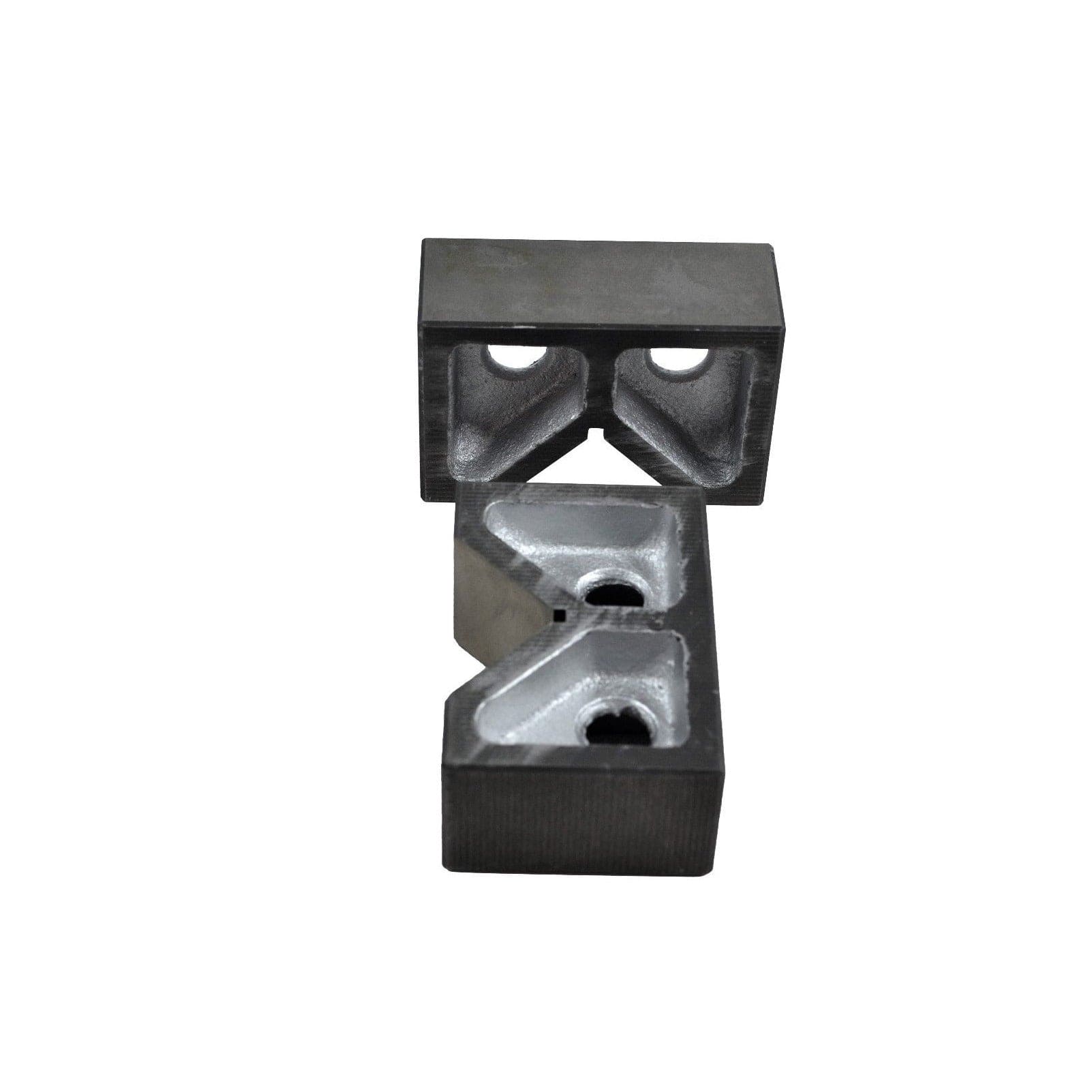 Cast Iron V-Block Matched Pair – 4" (100mm) - Twin Eagle Imports