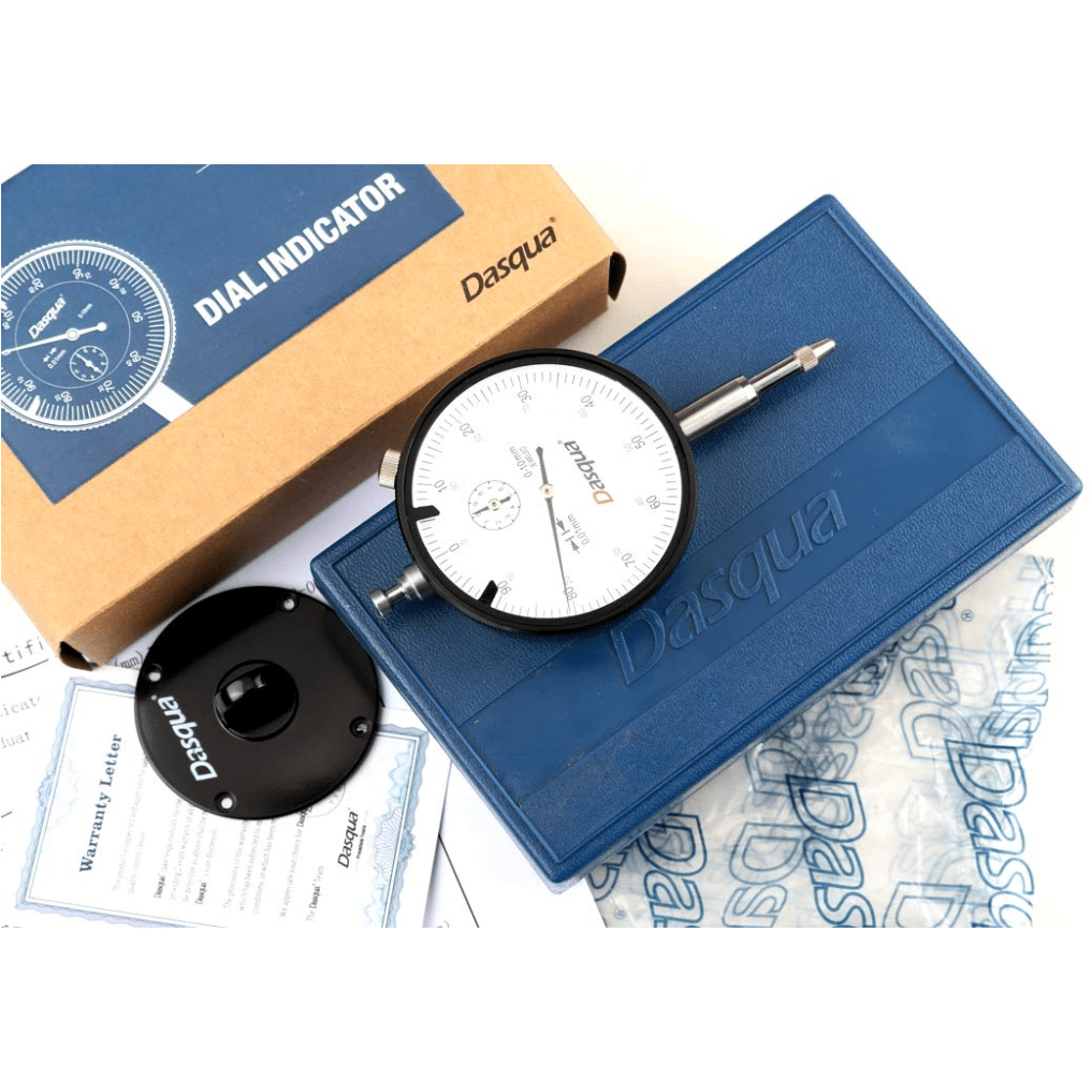 Dasqua 5111-1005 0-10mm Lug Back Metric Dial Indicator - Twin Eagle Imports