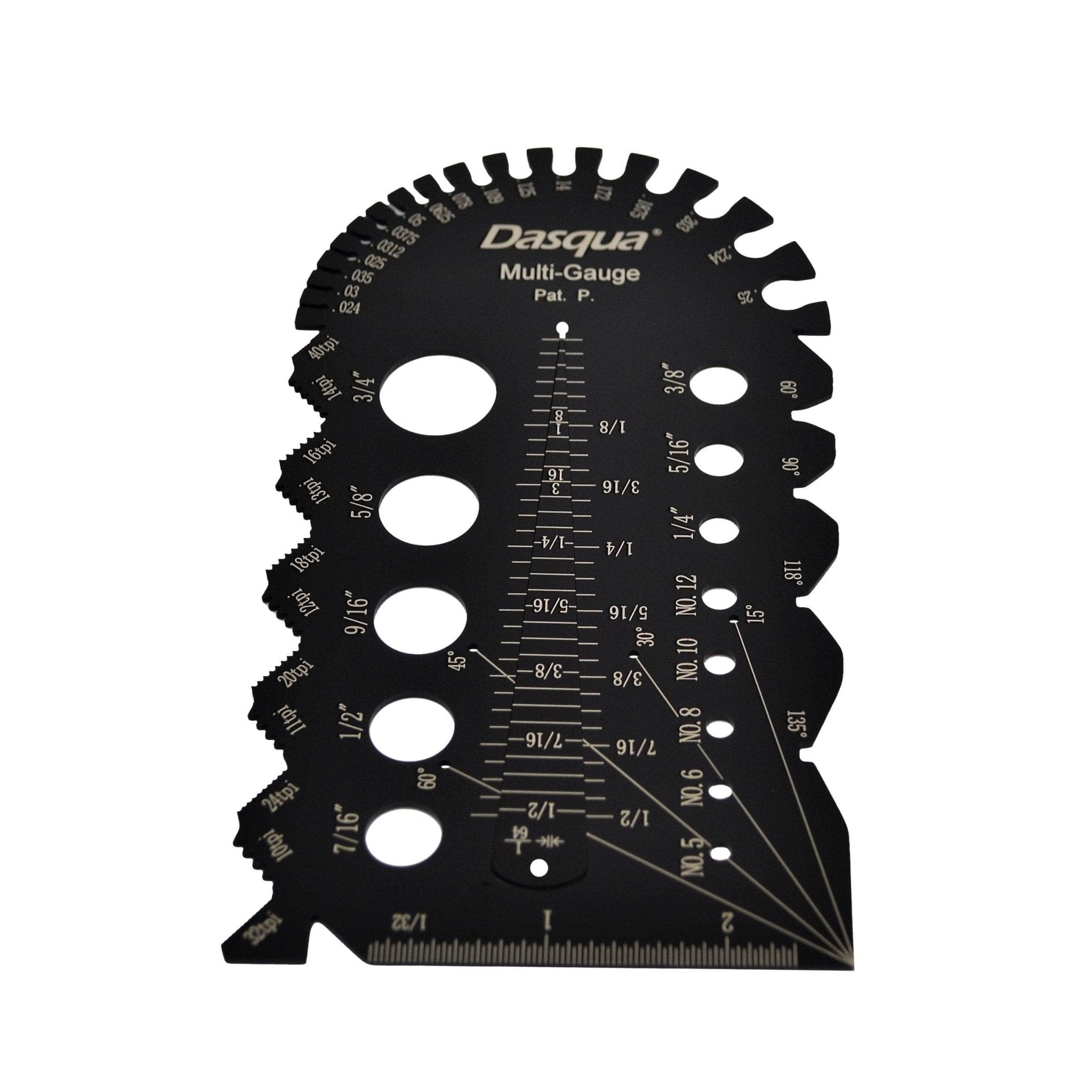 Dasqua Multi Function Thread Pitch Gauge - Twin Eagle Imports