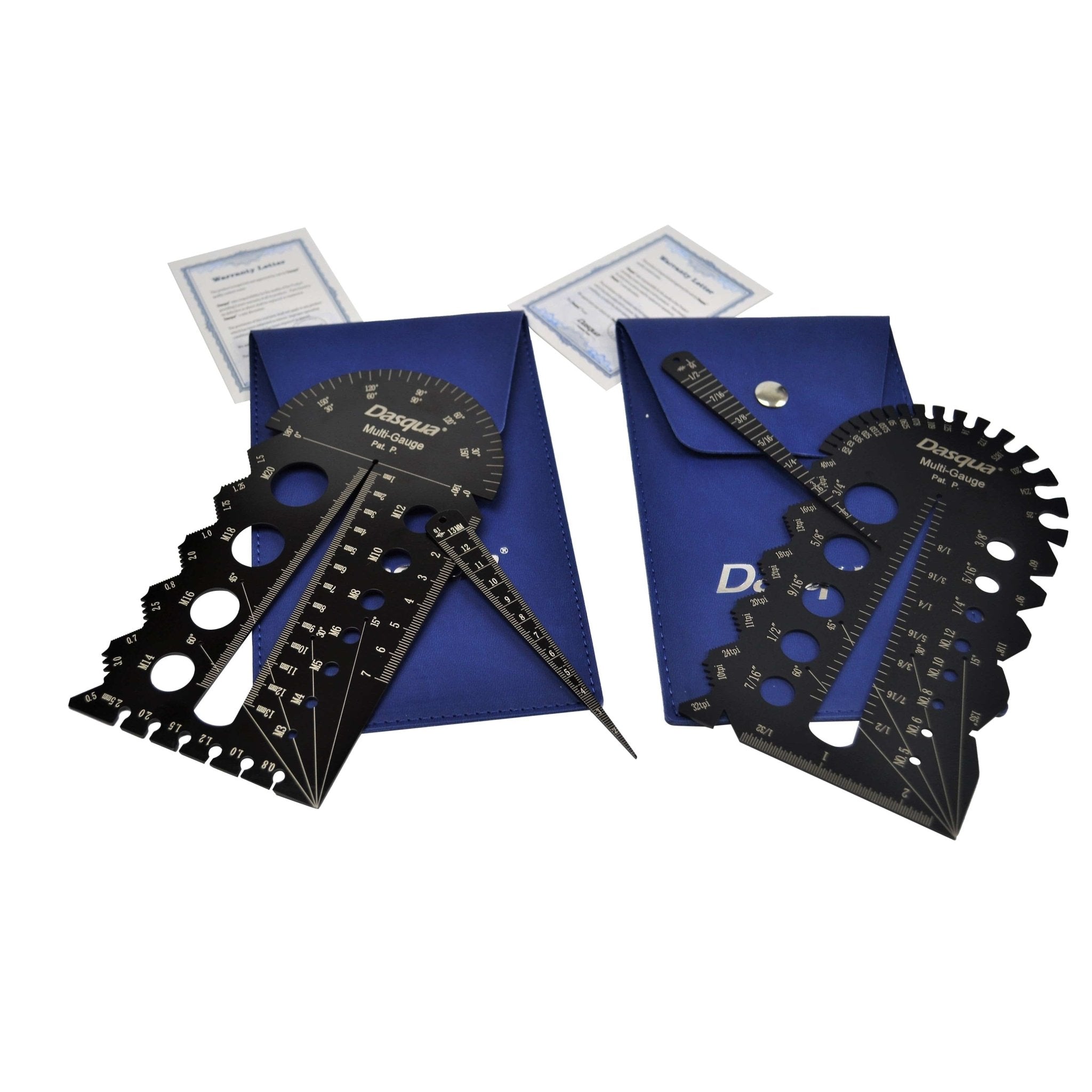 Dasqua Multi Function Thread Pitch Gauge - Twin Eagle Imports