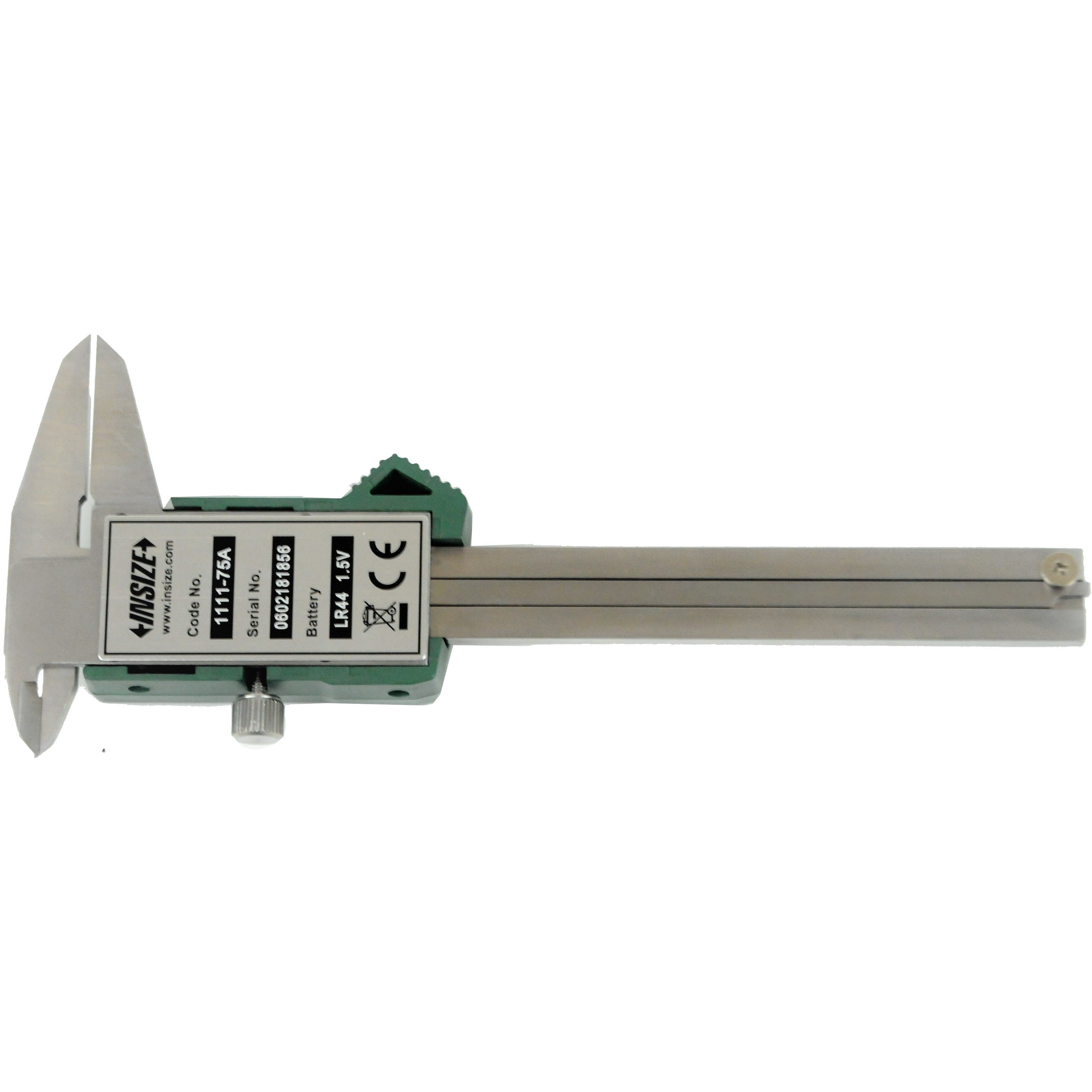 Insize Mini Digital Caliper 0-75mm/0-3" Range Series 1111-75A