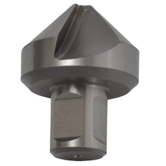 Harlingen Deburring countersink set HSS-E Countersink 90° 3/4" Weldon Shank 40mm