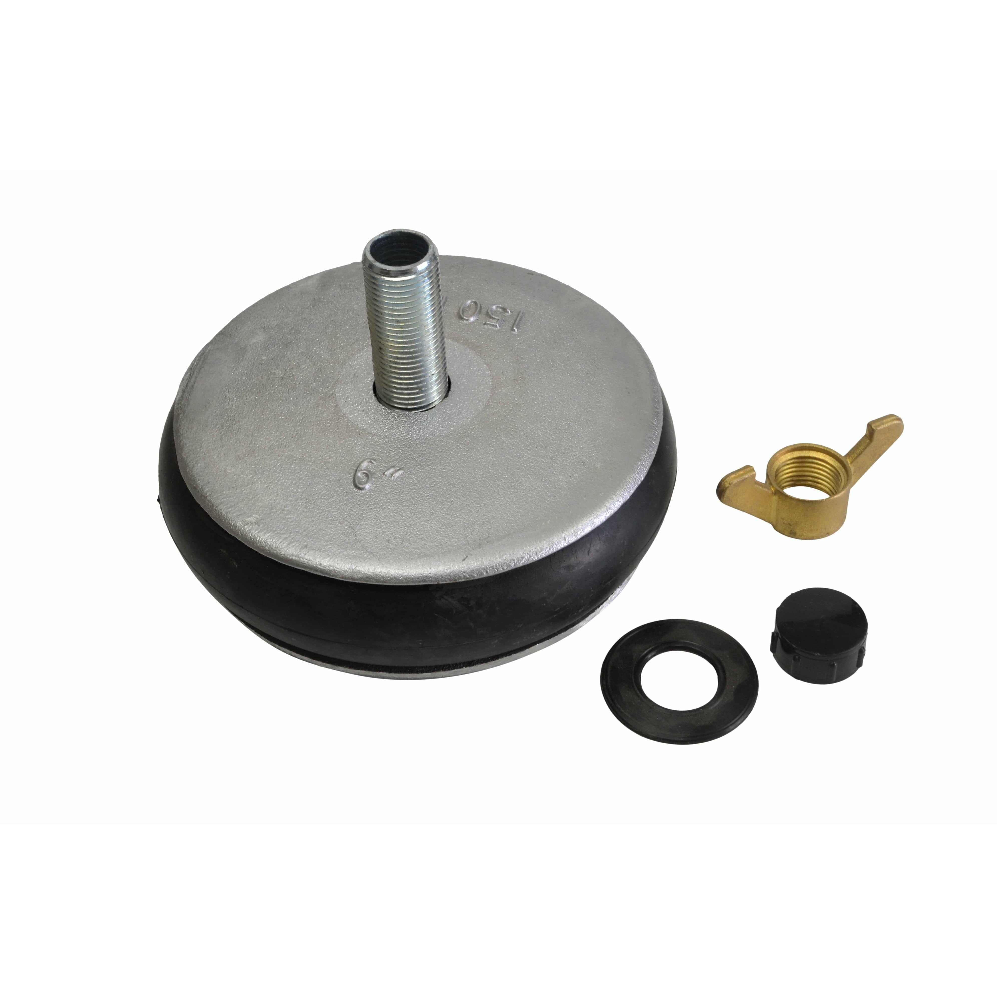 HARON Expanding Plumbing Plug Aluminium Alloy pipe plug with 13 mm bypass 146-168mm