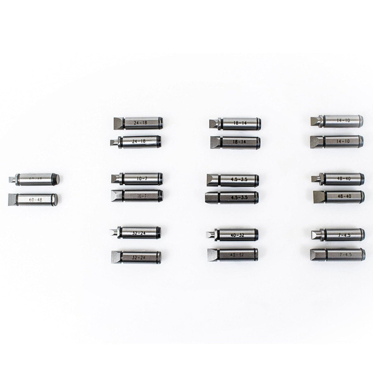 Insize 10 Pairs Whitworth 55° Measuring Tip Set Series 7381-T2S - Twin Eagle Imports