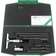 Insize 6pc Metric Depth Micrometer 0-150mm Range Series 3241-150 - Twin Eagle Imports