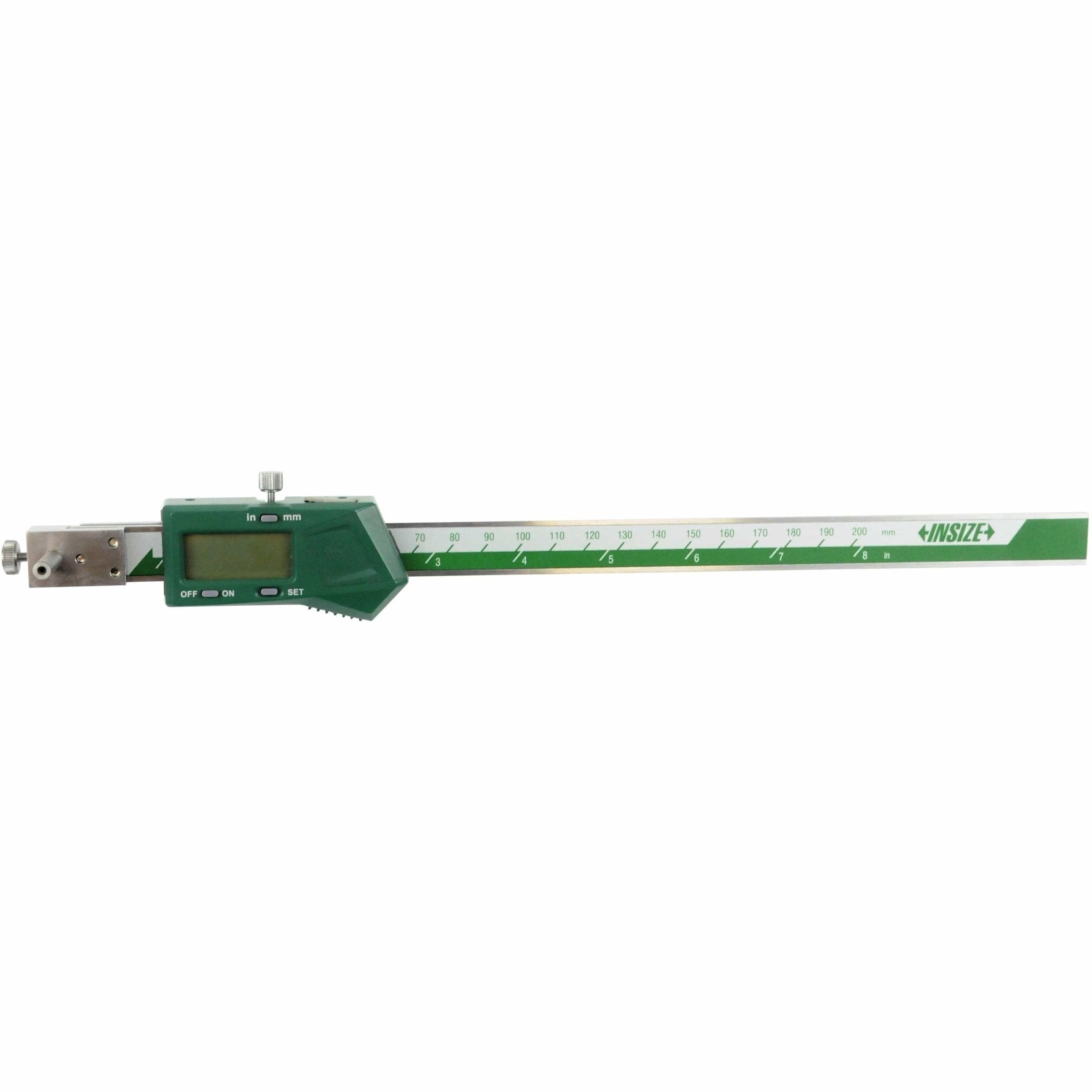 Insize Digital Back-Jaw Caliper 10-200mm/0.4-8" Range Series 1177-200 - Twin Eagle Imports