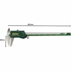 Insize Digital Caliper With Ceramic Tipped Jaws Range Series 1193-200 - Twin Eagle Imports