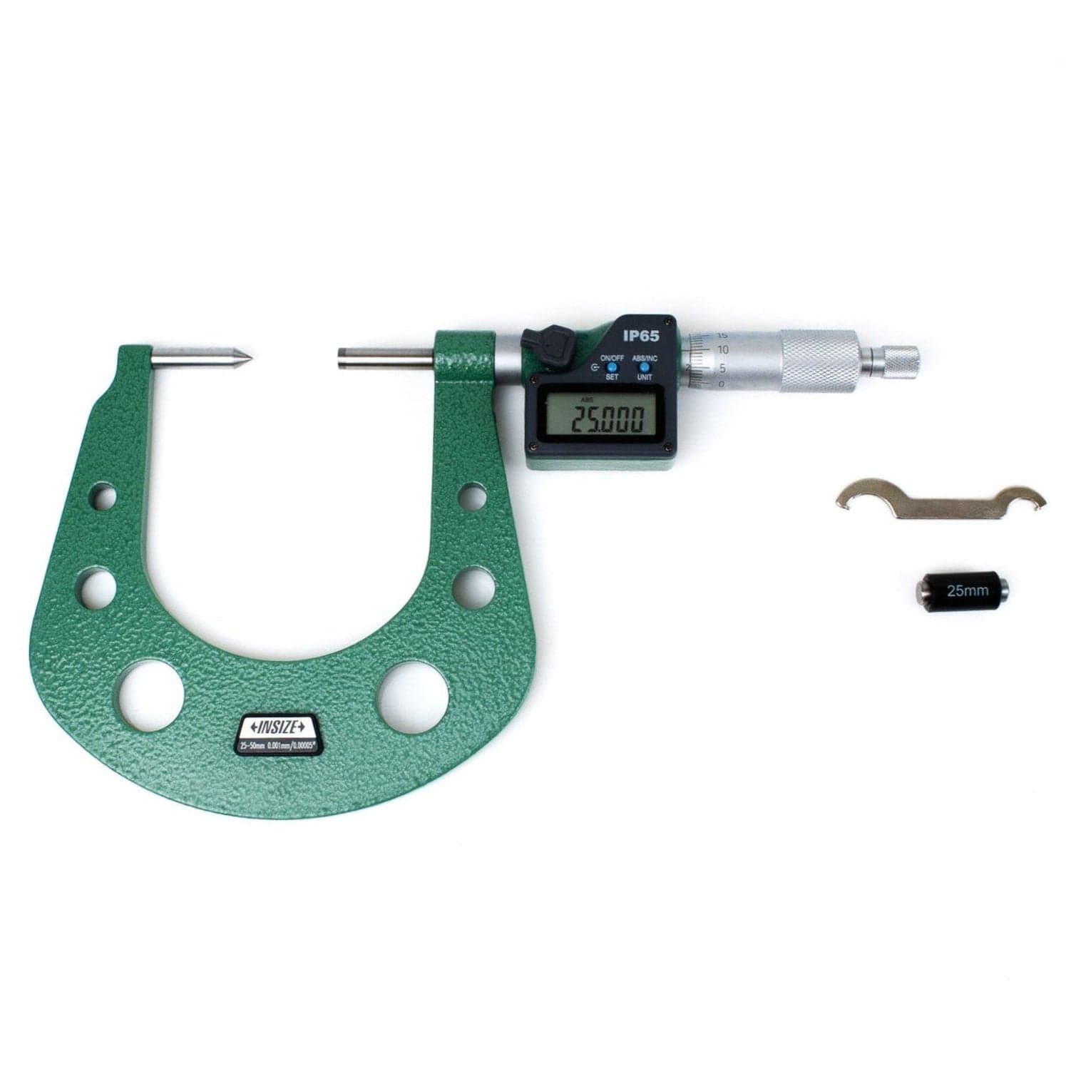 Insize Digital Disc Brake Micrometer 25-50mm Range Series 3588-50A - Twin Eagle Imports