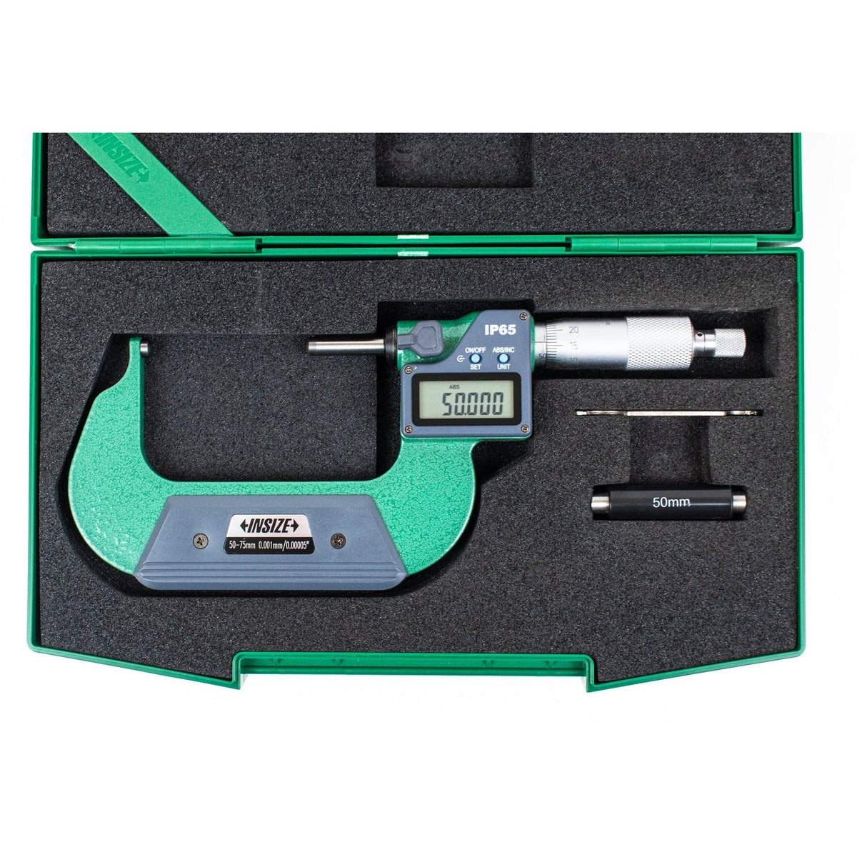 Insize Digital Spherical Anvil Tube Micrometer 50-75mm/2-3" Range Series 3560-75SA - Twin Eagle Imports
