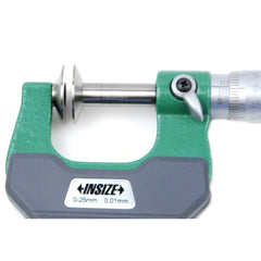 Insize Disc Micrometer 0-25mm Range Series 3282-25 - Twin Eagle Imports