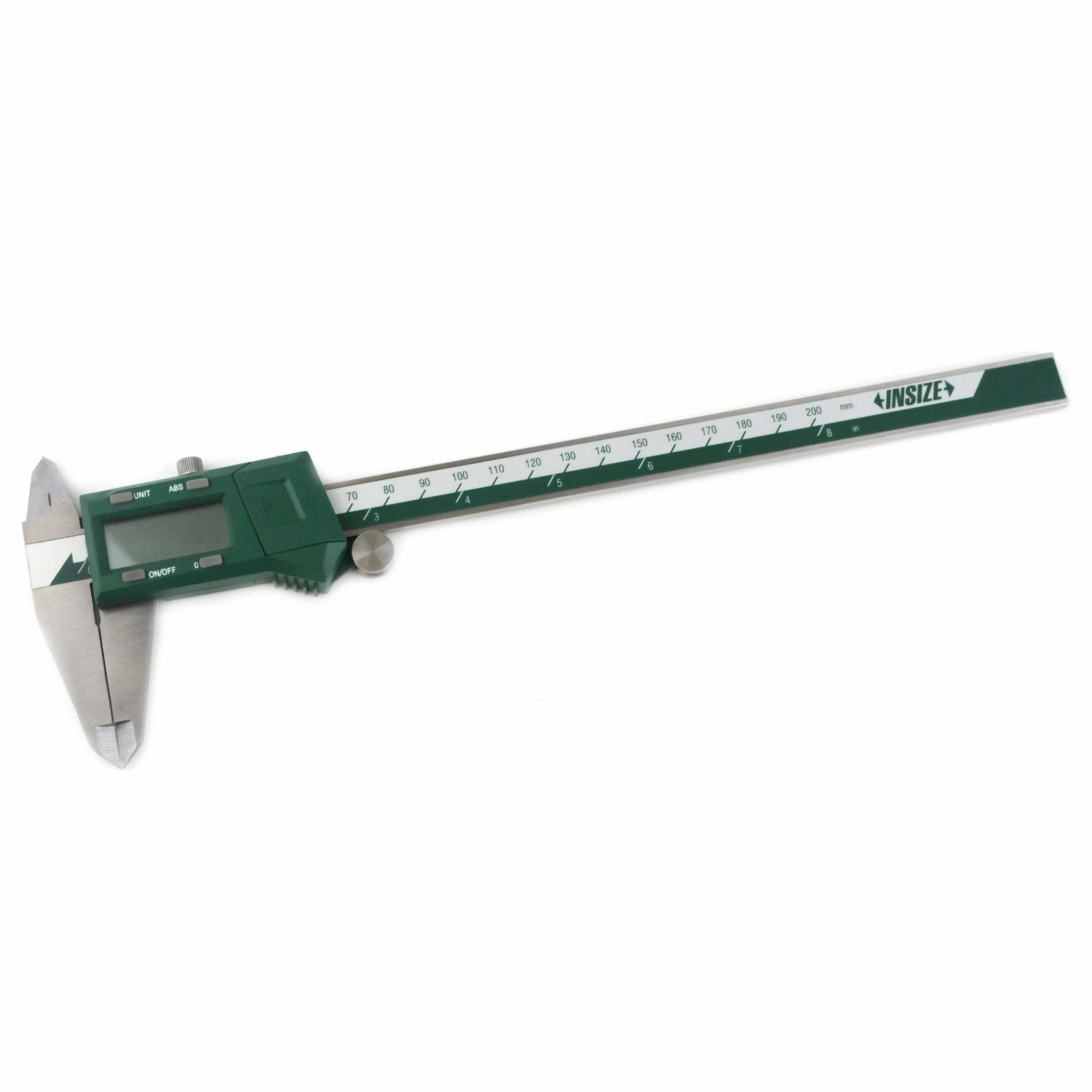 INSIZE Fractional Digital Caliper 0-200mm / 0-8" Range Series 1102-200 - Twin Eagle Imports