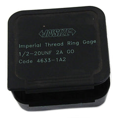Insize GO Thread Ring Gauge 1/2"-20 UNF Series - 4633-1A2 - Twin Eagle Imports