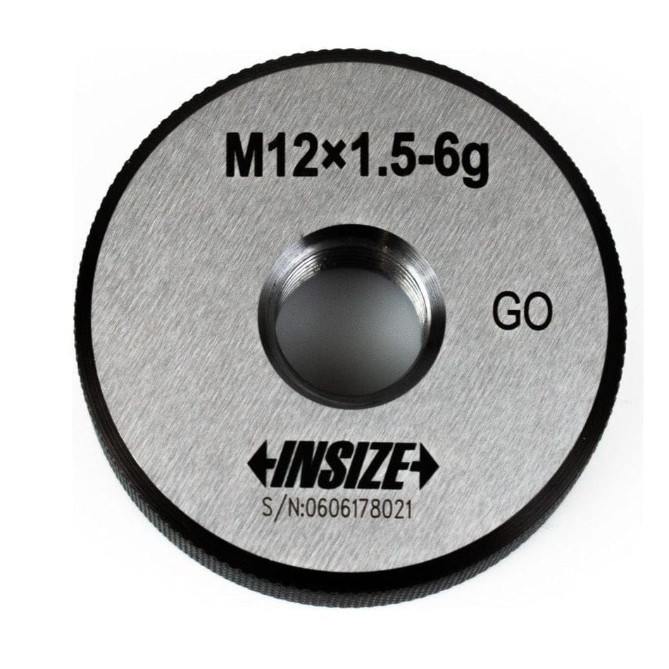 Insize GO Thread Ring Gauge M12X1.5 Series 4129-12R - Twin Eagle Imports