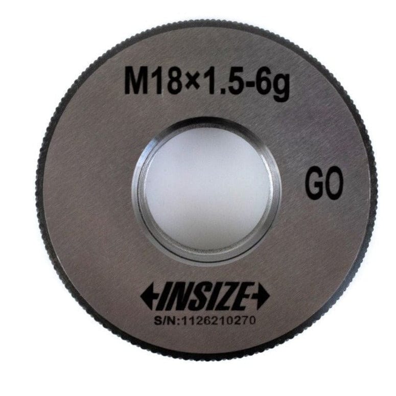 Insize GO Thread Ring Gauge M18X1.5 Series 4129-18R - Twin Eagle Imports