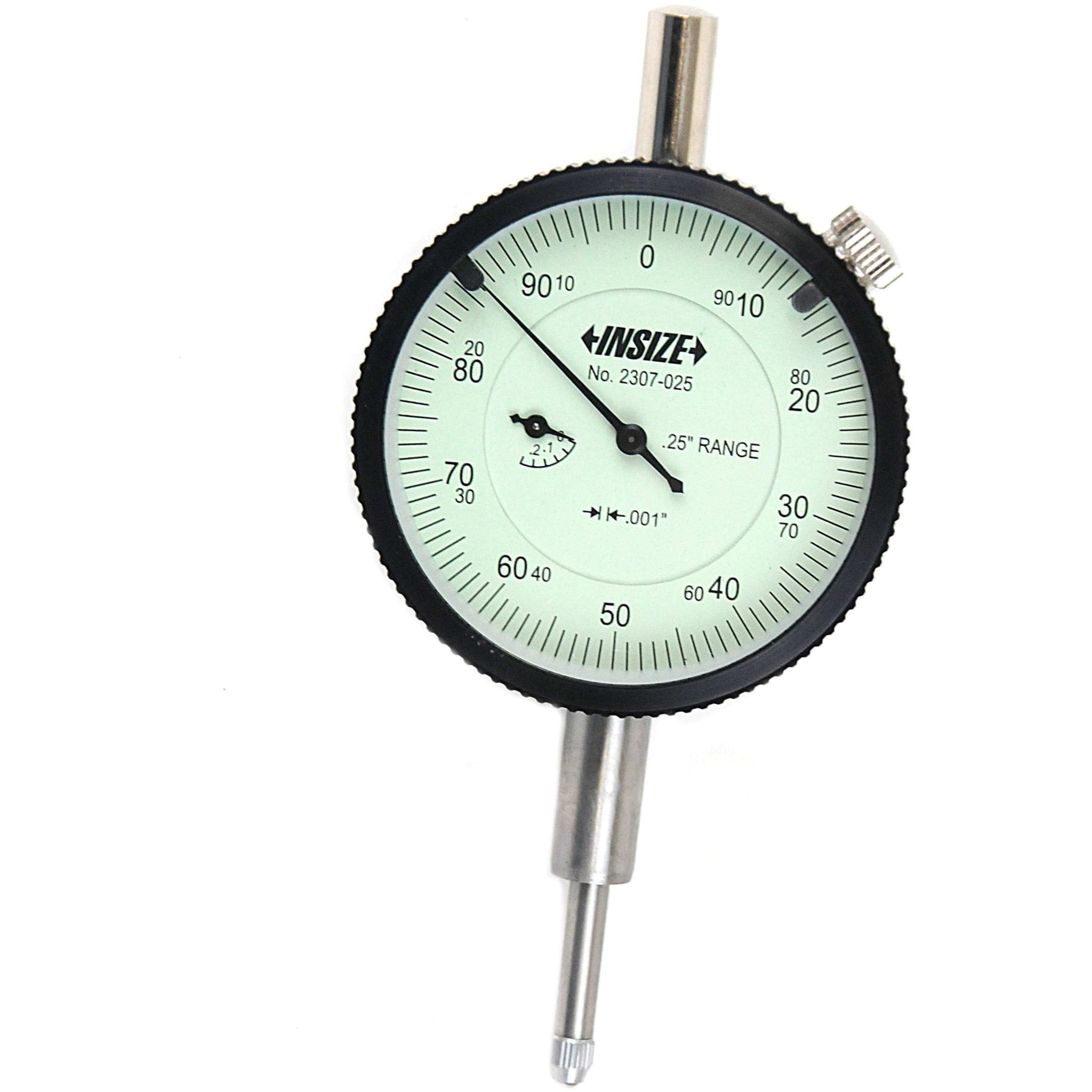 Insize Imperial Lug Back Dial Indicator 0.25" Range Series 2307-025 - Twin Eagle Imports