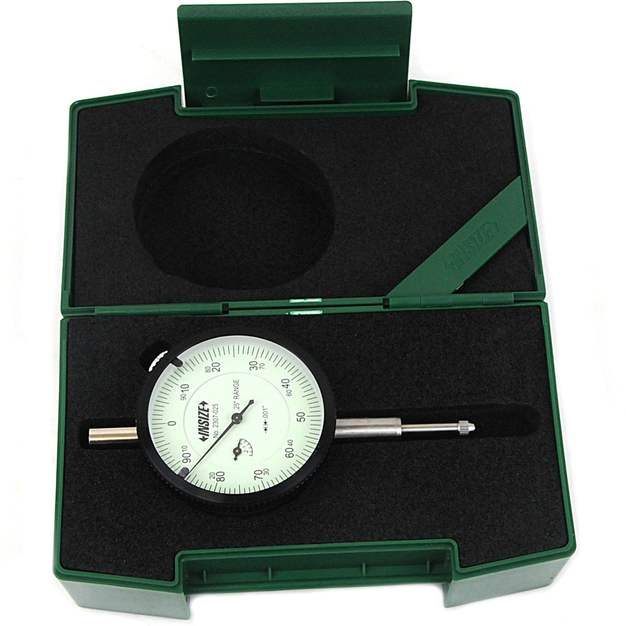 Insize Imperial Lug Back Dial Indicator 0.25" Range Series 2307-025 - Twin Eagle Imports