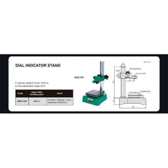 Insize Dial Indicator Stand 150mm Travel Series 6863-150