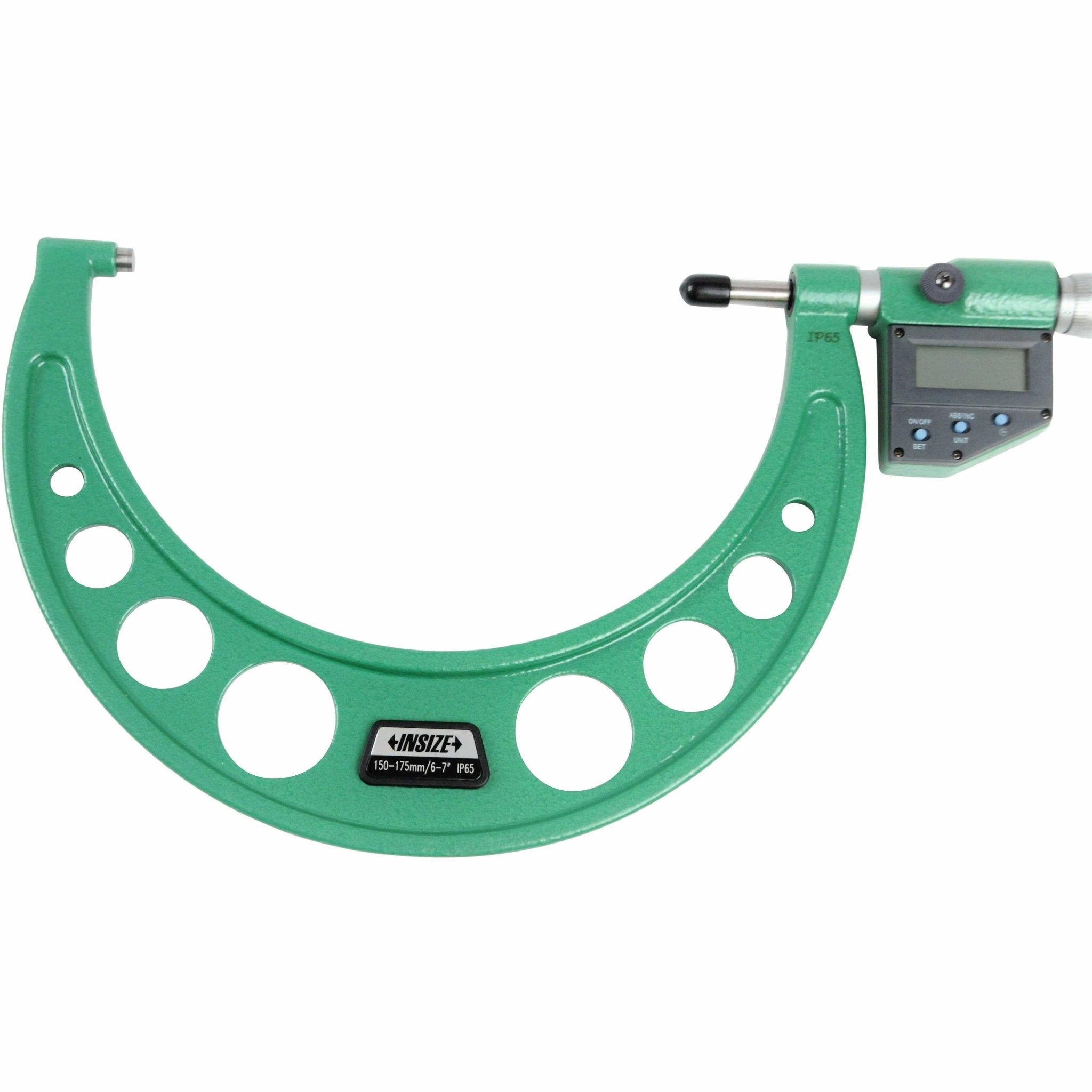 Insize IP65 Digital Outside Micrometer 150-175mm / 6-7" Range Series 3101-175A - Twin Eagle Imports