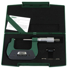 Insize Left Hand/Right Hand Outside Micrometer 25-50mm Range Series 3236-50B - Twin Eagle Imports