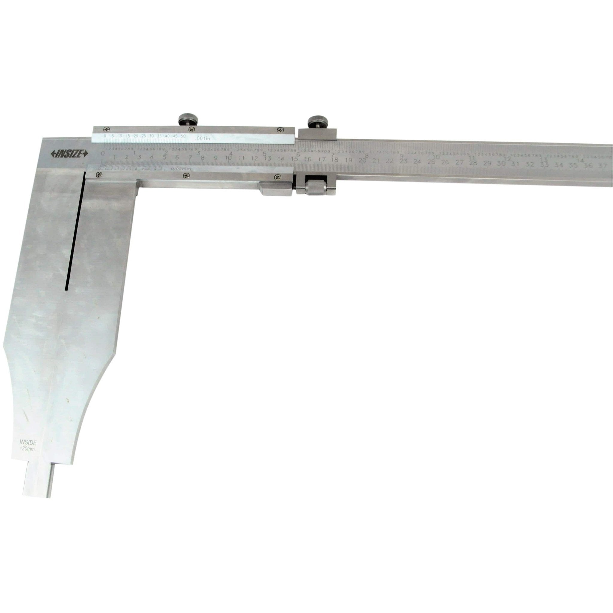 Insize Long Jaw Vernier Caliper 0-600mm/0-24" Range Series 1215-642 - Twin Eagle Imports