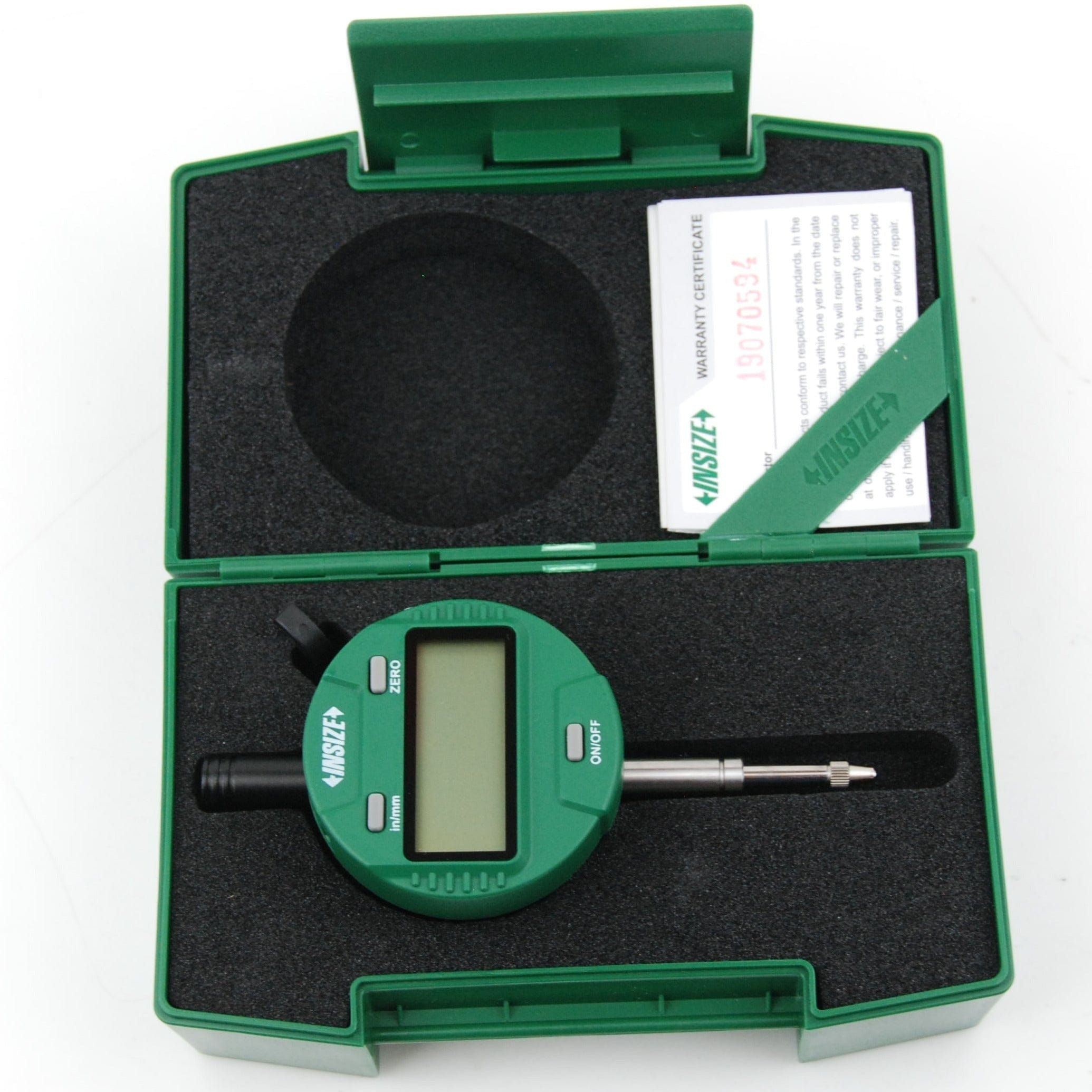 INSIZE Manufacturing Insize Digital Indicator 12.7mm/0.5" Range Series 2113-101