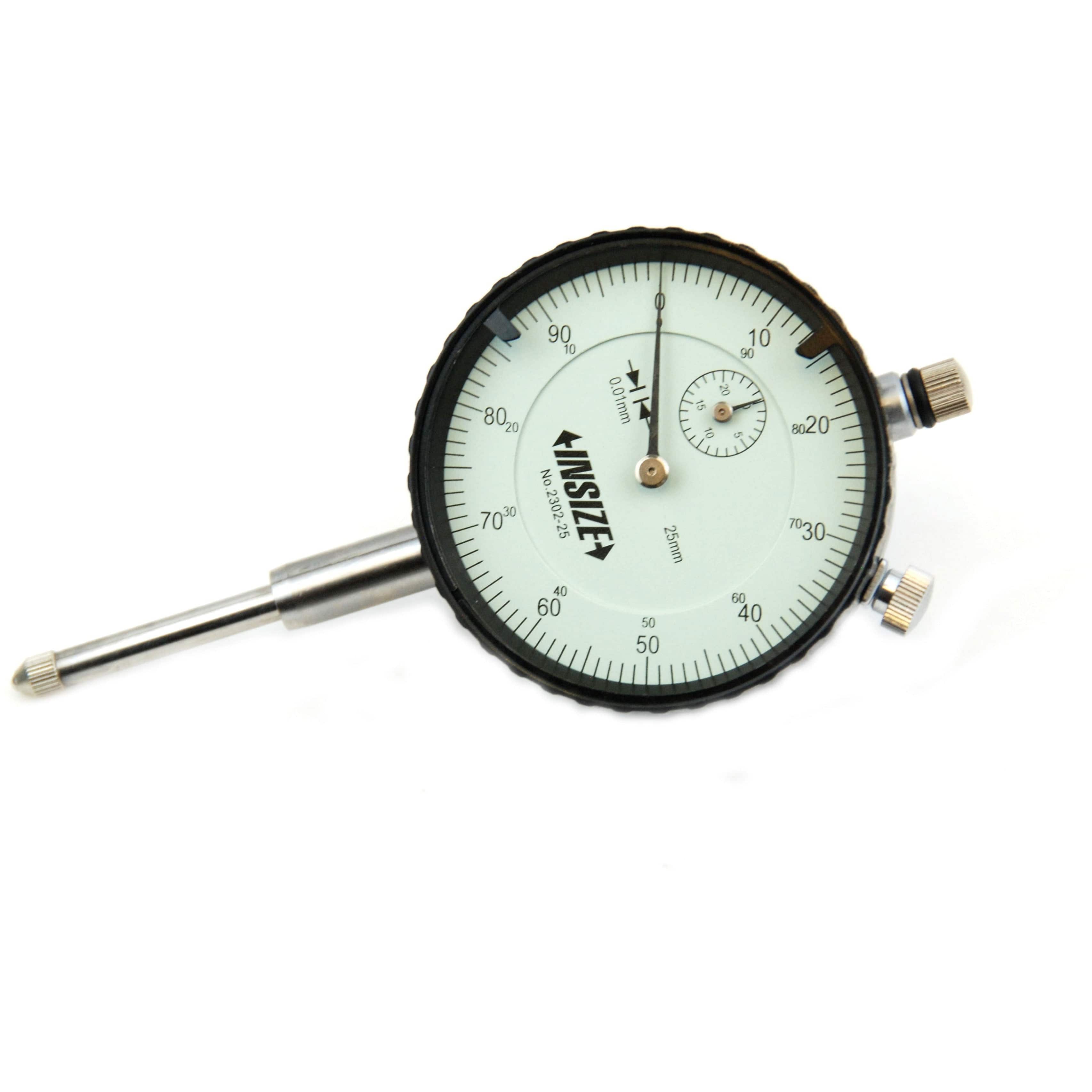 INSIZE Manufacturing Insize Metric Lug Back Dial Indicator 25mm Range Series 2302-25