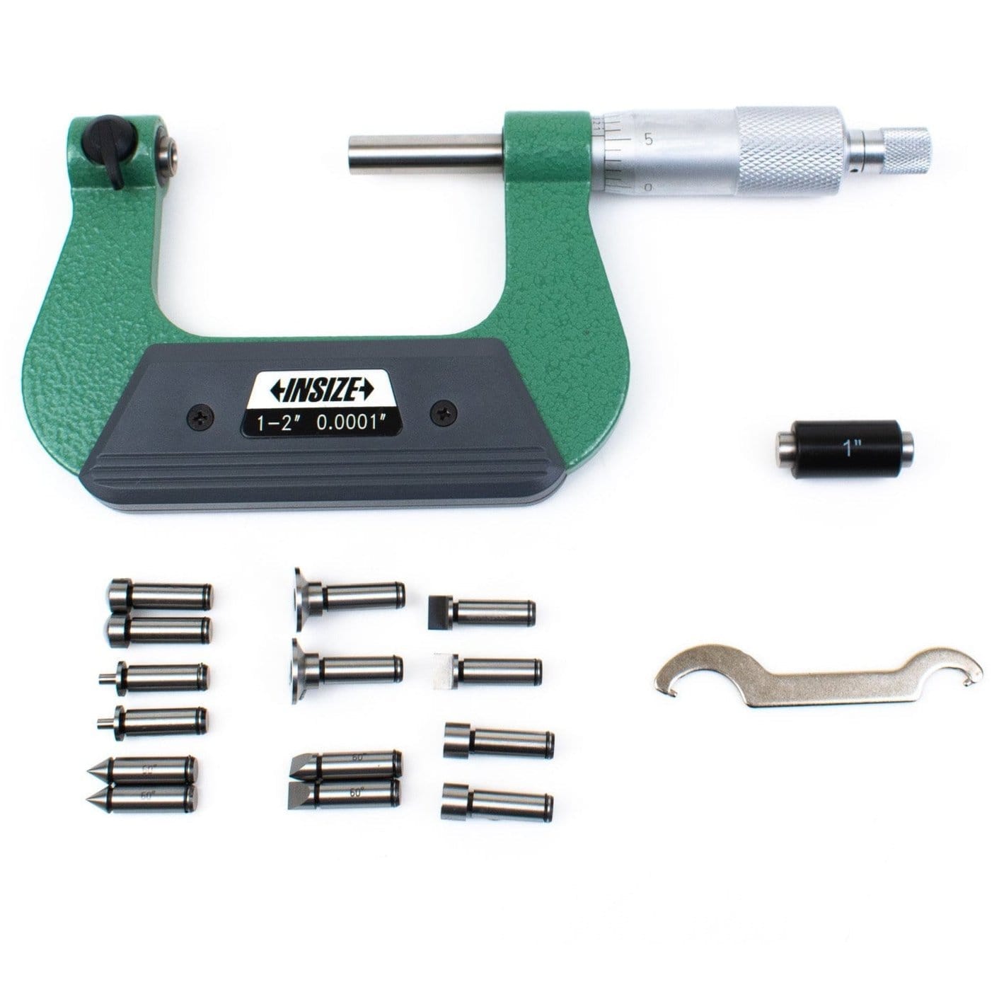 INSIZE MEASURING EQUIPMENT 1-2" Digital Non-rotating Spindle Micrometer - 3202-2