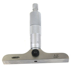 INSIZE Measuring Equipment Insize 12pc Imperial Depth Micrometer 0-12" Range Series 3241-12